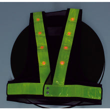 Load image into Gallery viewer, LED Safety Vest(Red Blue Alternation Blinking)  TLYE-RB  TRUSCO
