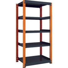 Load image into Gallery viewer, TM3 type Medium-Duty Boltless Shelving(Weight Capacity:300kg per Shelf)  TM3-6375 BK  TRUSCO
