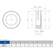 Load image into Gallery viewer, Rubber Grommet(Metal powder contained type)  TM-MG-1-F  TOCHIGIYA
