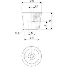 Load image into Gallery viewer, Antibacterial Rubber Foot  TM-TK-2017-F  TOCHIGIYA
