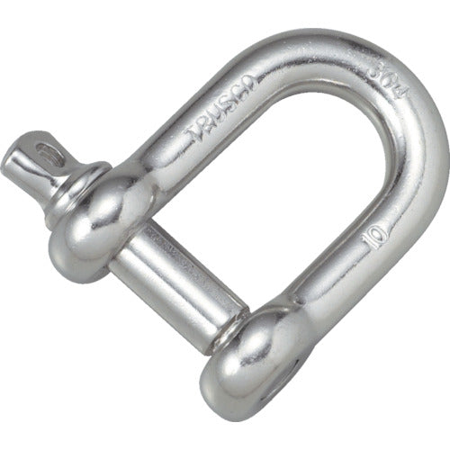 Stainless Steel Screw Pin D-Shackle  TNS-4  TRUSCO