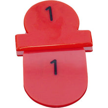 Load image into Gallery viewer, Cloakroom Number Ticket  TOFD10-R  TRUSCO
