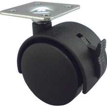 Load image into Gallery viewer, Plate type Dual Wheel Caster  TPWS-40  TRUSCO
