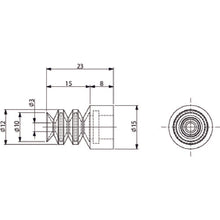 Load image into Gallery viewer, Suction Cup TR(Silicon/Brown)  TR-1062-3(Y)  eins
