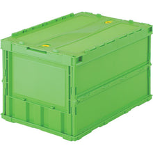 Load image into Gallery viewer, Thin type-Foldable Container  TR-C50B-GN  TRUSCO

