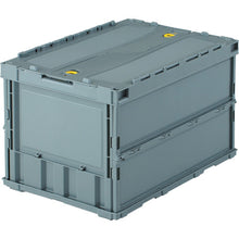 Load image into Gallery viewer, Thin type-Foldable Container  TR-C50B-GY  TRUSCO
