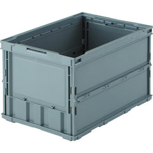 Load image into Gallery viewer, Thin type-Foldable Container  TR-O50B-GY  TRUSCO
