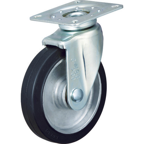 Aluminum Wheel Rubber Caster  TRS-150AWJ  INOAC
