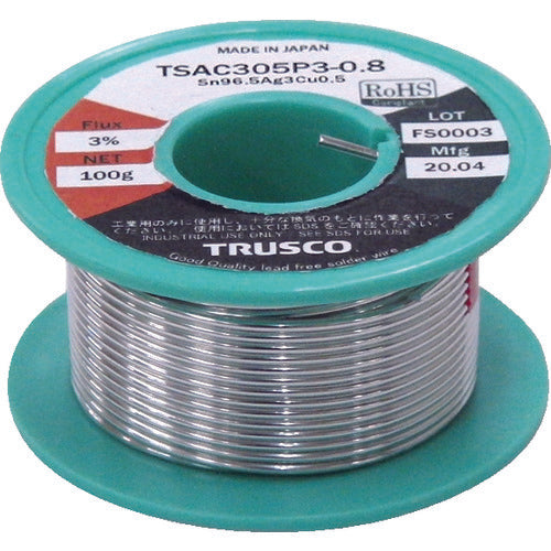 Lead Free Resin Flux Cored Solder  TSAC305P3-0.8  TRUSCO