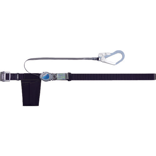 Industrial Safety Belt with 2way Retractable Lanyard  TSB-59B-BK  TRUSCO
