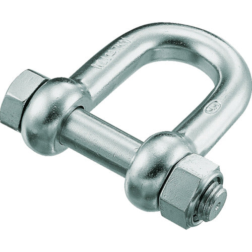 Stainless Steel Safety D-Shackle Loose Stopper Nut Type  TSBU-13  TRUSCO