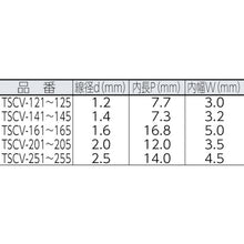 Load image into Gallery viewer, Stainless Steel Link Cut Chain Protected by Vinyl  TSCV-505  TRUSCO
