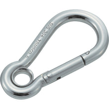 Load image into Gallery viewer, Stainless Steel Spring Hook with Gromment  TSF-3A  TRUSCO
