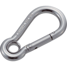 Load image into Gallery viewer, Stainless Steel Spring Hook with Gromment  TSF-6A  TRUSCO
