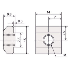 Load image into Gallery viewer, Nut  TSFB002  TRUSCO
