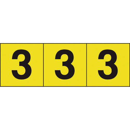 Number Sticker  TSN-30-3-Y  TRUSCO