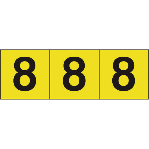 Number Sticker  TSN-30-8-Y  TRUSCO