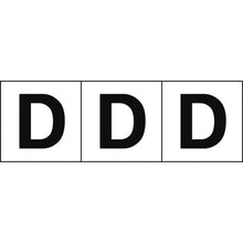 Load image into Gallery viewer, Alphabet Sticker  TSN-30-D  TRUSCO
