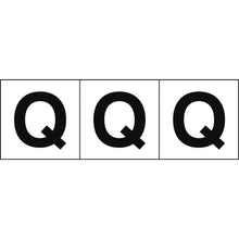 Load image into Gallery viewer, Alphabet Sticker  TSN-30-Q  TRUSCO
