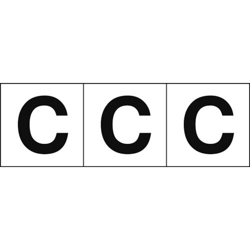 Alphabet Sticker  TSN-50-C  TRUSCO