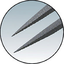 Load image into Gallery viewer, Rubber Grip Non-Adhesive Processing Stainless Tweezers  TSP-224  TRUSCO
