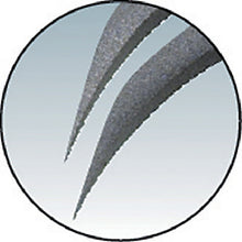 Load image into Gallery viewer, Rubber Grip Non-Adhesive Processing Stainless Tweezers  TSP-225  TRUSCO
