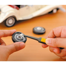 Load image into Gallery viewer, Rubber Grip Non-Adhesive Processing Stainless Tweezers  TSP-226  TRUSCO
