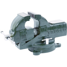 Load image into Gallery viewer, Heavy-duty type Up-right Vice c/w Rotary Base  TSRV-125  TRUSCO
