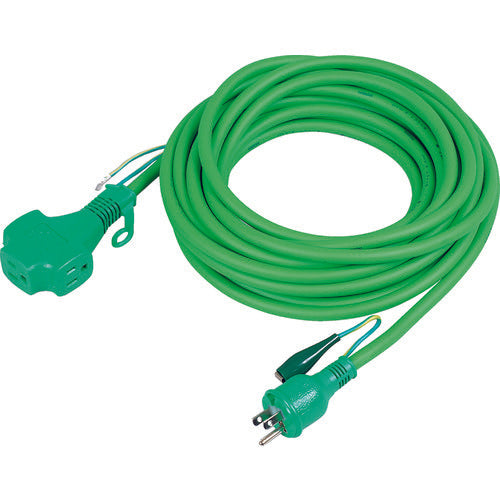 Extension Cord with Triple Pokkin and Ground  TTP-10E-MIDORI  TRUSCO