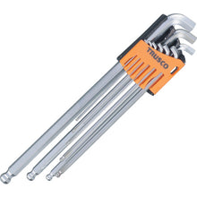Load image into Gallery viewer, Short Neck 100degrees Long Ball Point Torsion Hexagonal Wrench  TTV100-9S  TRUSCO
