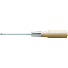 Load image into Gallery viewer, Tang-Through Screwdriver with Wood Handle  TWKD-1-75  TRUSCO
