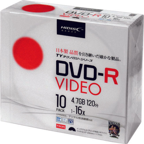 DVD-R  TYDR12JCP10SC  HI-DISC