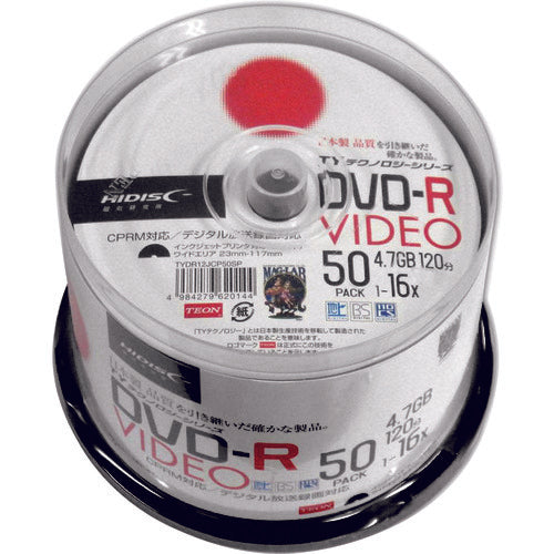 DVD-R  TYDR12JCP50SP  HI-DISC