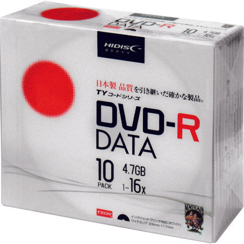 DVD-R  TYDR47JNP10SC  HI-DISC