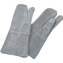 Load image into Gallery viewer, 3 Fingers Cow Split Leather Welding Gloves  TYK-T3  TRUSCO
