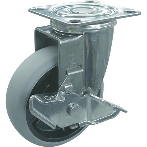 Stainless Metal Fittings Nylon Urethane Wheel Caster  TYSGUJ-130S  TRUSCO