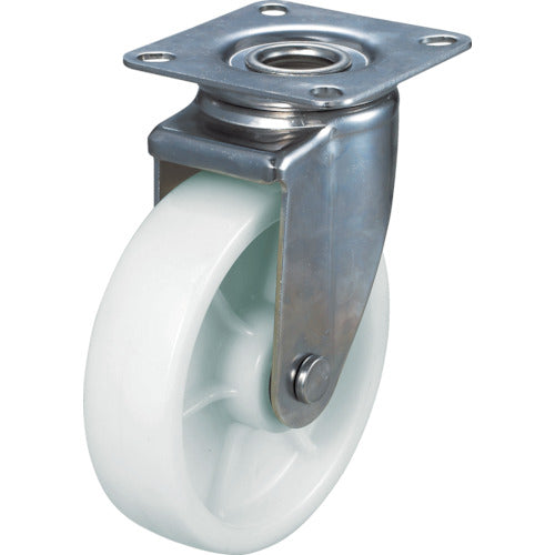 Stainless Metal Fittings Nylon Wheel Caster  TYSNJ-130  TRUSCO