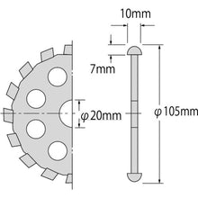 Load image into Gallery viewer, Diamond Saw Blade U Cutter(Dry)  U105  LOBSTER
