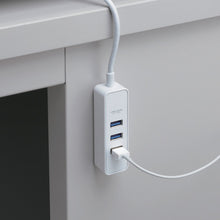 Load image into Gallery viewer, USB 3.0 Hub/4Port/Bus power  U3H-T405BWH  ELECOM
