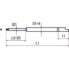 Load image into Gallery viewer, Driver Bit  V-05T T3x4x44(1.7x20)/00000452  OHMISEIKI
