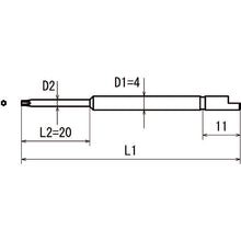 Load image into Gallery viewer, Driver Bit  V-05T T5x4x44(2x20)/00000456  OHMISEIKI
