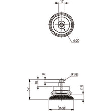 Load image into Gallery viewer, Suction Cup(For Steel Sheet)  VAPNP-60C-1-M  eins
