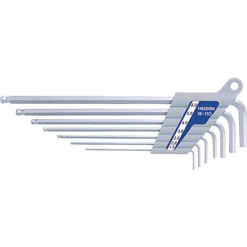 Ballpoint Hex Wrench Set  W-110  HOZAN