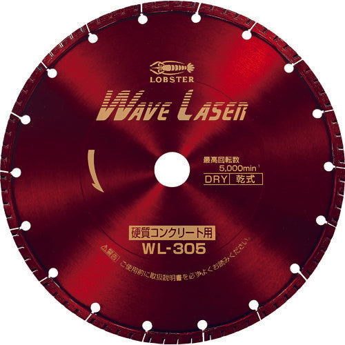 Diamond Saw Blade Wave Laser  WL305305  LOBSTER