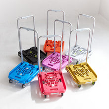 Load image into Gallery viewer, Light-Duty Resin Trolly W/Foldable Handle weego  WP-2G-BK  TRUSCO
