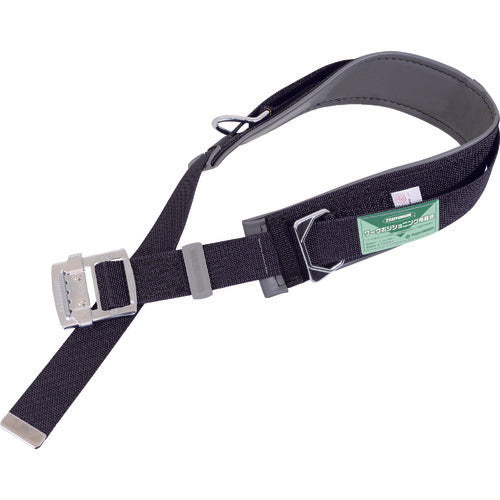 Work Positioning Belt with Rope  WP-FC-110-BLK-M-BP  TSUYORON