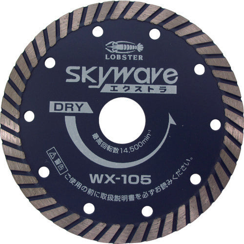 Diamond Saw Blade Sky Wave Extra with Flange  WX-105  LOBSTER