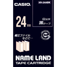 Load image into Gallery viewer, Tape for Name Land  XR-24ABK  CASIO
