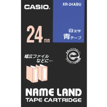 Load image into Gallery viewer, Tape for Name Land  XR-24ABU  CASIO
