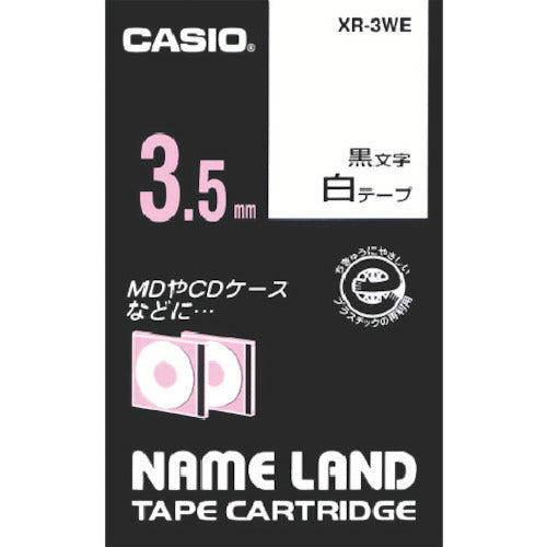 Tape for Name Land  XR-3WE  CASIO